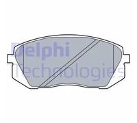Set di pastiglie freno DELPHI LP3535, anteriore