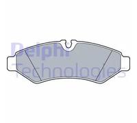 Set di pastiglie freno DELPHI LP3549, posteriore