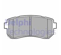 Set di pastiglie freno DELPHI LP3576, posteriore