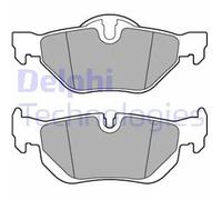 Set di pastiglie freno DELPHI LP3618, posteriore