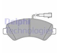 Pastiglie freno Low-Metallic LP3623 DELPHI per FIAT DUCATO Furgone