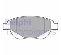 Pastiglie freno Low-Metallic LP3638 DELPHI per PEUGEOT CITROËN