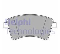 Pastiglie freno Low-Metallic LP3715 DELPHI per MERCEDES-BENZ CITAN Kombi