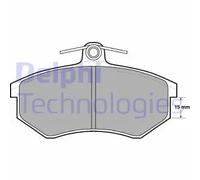 Set di pastiglie freno DELPHI LP429, anteriore