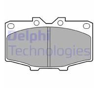 Pastiglie freno Low-Metallic LP448 DELPHI per TOYOTA LAND CRUISER 4 RUNNER I