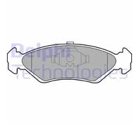 Pastiglie freno Low-Metallic LP591 DELPHI per FORD FIESTA IV KA FIESTA III