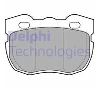 Pastiglie freno Low-Metallic LP599 DELPHI per LAND ROVER CARBODIES
