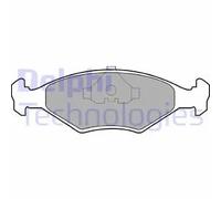 Pastiglie freno Low-Metallic LP677 DELPHI per FIAT INNOCENTI