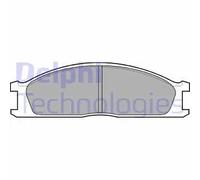 Pastiglie freno Low-Metallic LP726 DELPHI per NISSAN SERENA URVAN Autobus