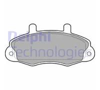 Pastiglie freno Low-Metallic LP766 DELPHI per FORD TRANSIT Autobus