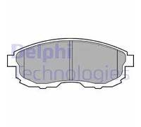 Set di pastiglie freno DELPHI LP812, anteriore