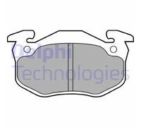 Pastiglie freno Low-Metallic LP852 DELPHI per RENAULT CLIO I SUPER 5 TWINGO I