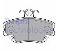 Set di pastiglie freno DELPHI LP885, anteriore