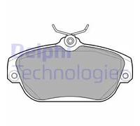 Set di pastiglie freno DELPHI LP919, anteriore