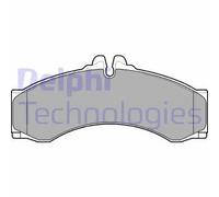 Delphi Set pastiglie freno LP1046 - Anteriore e Posteriore