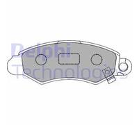 Set di pastiglie freno DELPHI LP1318, anteriore