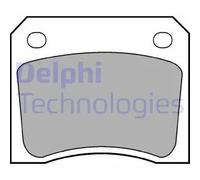 Delphi Kit pastiglie freni LP133 Low-Metallic Posteriore