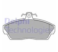 Delphi Set pastiglie freno LP1450 Low-Metallic anteriore