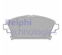 Set di pastiglie freno DELPHI LP1503, anteriore