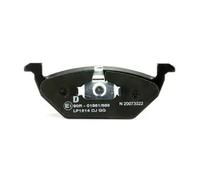 Set di pastiglie freno DELPHI LP1514, anteriore