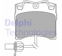 Set di pastiglie freno DELPHI LP1535, anteriore