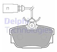 Set di pastiglie freno DELPHI LP1541, posteriore