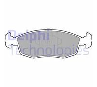 Set di pastiglie freno DELPHI LP1549, anteriore