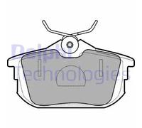 Set di pastiglie freno DELPHI LP1593, posteriore