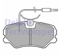 DELPHI LP1606 Kit pastiglie freni
