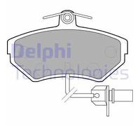 Set di pastiglie freno DELPHI LP1631, anteriore