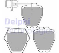 Delphi Kit pastiglie freni LP1633 Low-Metallic anteriore per AUDI 100 A6 A8