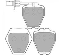 Set di pastiglie freno DELPHI LP1703, anteriore