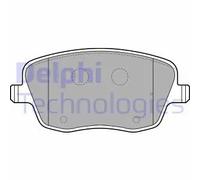 Set di pastiglie freno DELPHI LP1728, anteriore