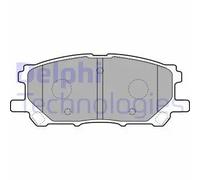 Set di pastiglie freno DELPHI LP1823, anteriore