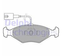 Set di pastiglie freno DELPHI LP1855, anteriore