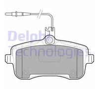 Set di pastiglie freno DELPHI LP1890, anteriore