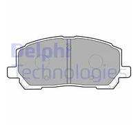 Set di pastiglie freno DELPHI LP1908, anteriore