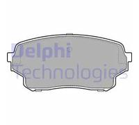 Delphi Kit pastiglie freno LP2000 Anteriore Low-Metallic con segnalatore acustico