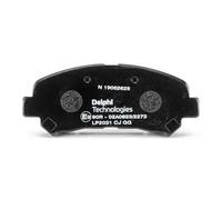 Set di pastiglie freno DELPHI LP2031, anteriore