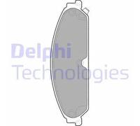 Set di pastiglie freno DELPHI LP2033, anteriore