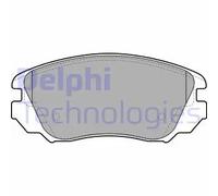 Set di pastiglie freno DELPHI LP2080, anteriore