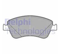 Set di pastiglie freno DELPHI LP2102, anteriore