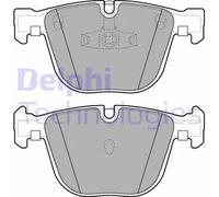 Delphi Set pastiglie freno LP2141 posteriore Low-Metallic per BMW 7 5 Gran Turismo