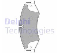 Set di pastiglie freno DELPHI LP2176, anteriore