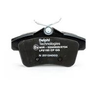 Set di pastiglie freno DELPHI LP2180, posteriore