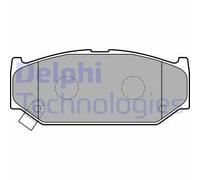 DELPHI Kit pastiglie freni Anteriore con segnalatore acustico usura senza accessori LP2182