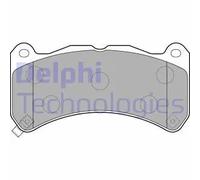 Delphi Kit pastiglie freni LP2211 per LEXUS IS II freno a disco