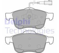 Delphi Kit pastiglie freni LP2241 Low-Metallic anteriore per Alfa Romeo Giulietta