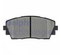 Set di pastiglie freno DELPHI LP2296, anteriore