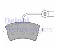 Set di pastiglie freno DELPHI LP2504, anteriore